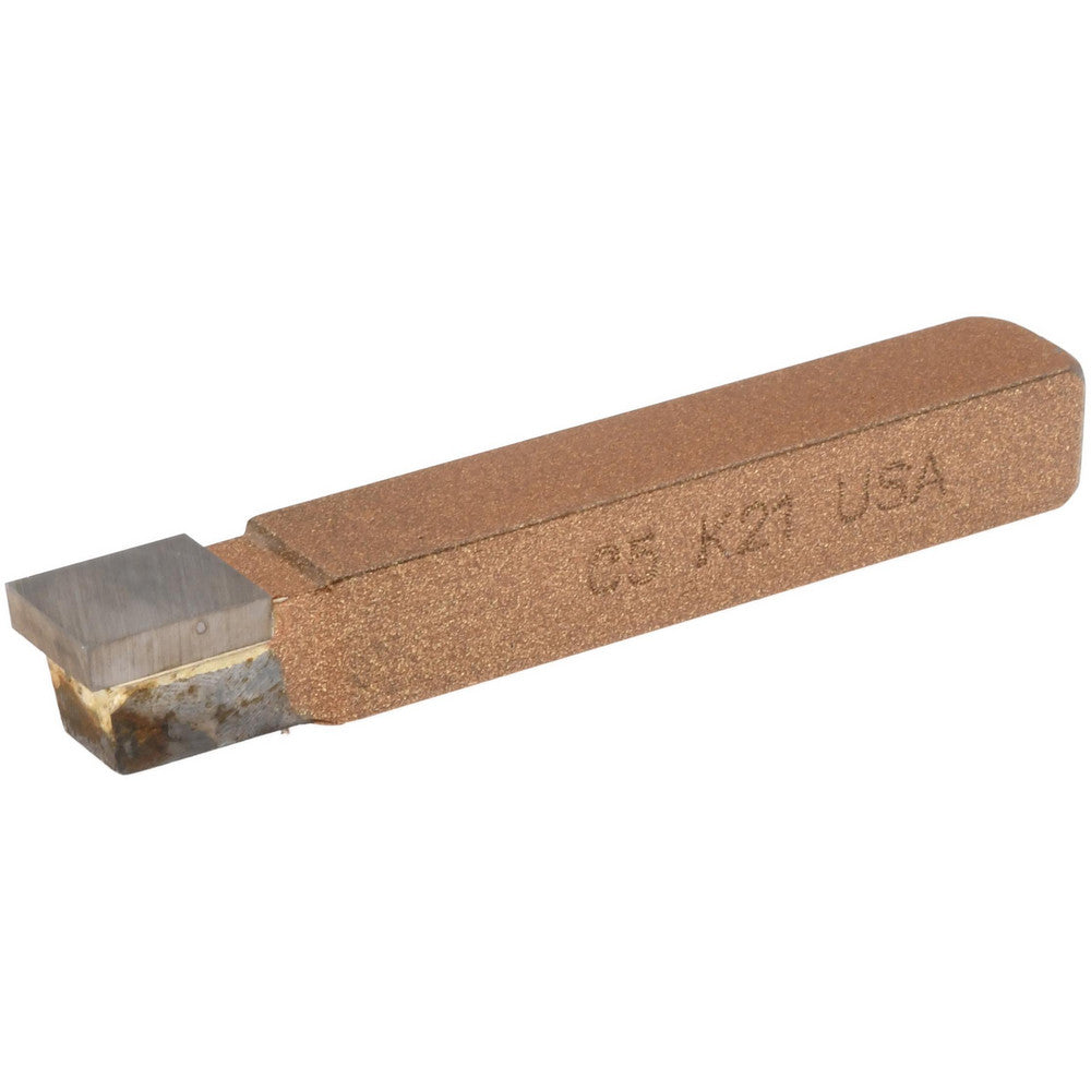 CLAPP & HANEY BRAZED TOOL 47138 Single Point Tool Bit C-5, 5/16" Shank Width, 5/16" Shank Height, K21 Solid Carbide Tip, Neutral