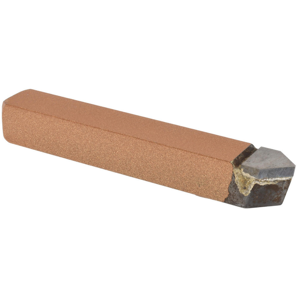 CLAPP & HANEY BRAZED TOOL 47150 Single Point Tool Bit D-8, 1/2" Shank Width, 1/2" Shank Height, K21 Solid Carbide Tip, Neutral