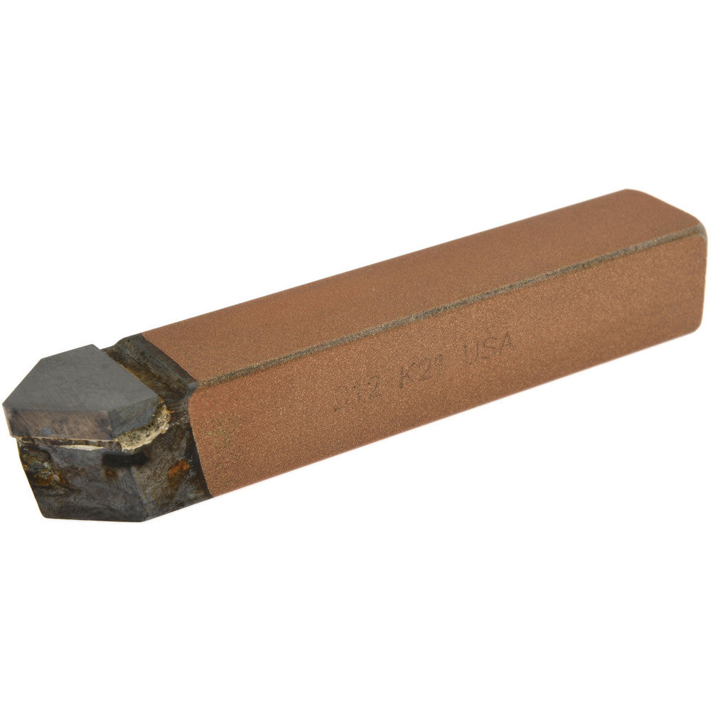 CLAPP & HANEY BRAZED TOOL 47152 Single Point Tool Bit D-12, 3/4" Shank Width, 3/4" Shank Height, K21 Solid Carbide Tip, Neutral