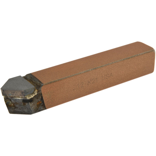 CLAPP & HANEY BRAZED TOOL 47152 Single Point Tool Bit D-12, 3/4" Shank Width, 3/4" Shank Height, K21 Solid Carbide Tip, Neutral