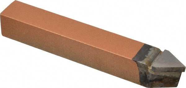 CLAPP & HANEY BRAZED TOOL 47157 Single Point Tool Bit E-8, 1/2" Shank Width, 1/2" Shank Height, K21 Solid Carbide Tip, Neutral