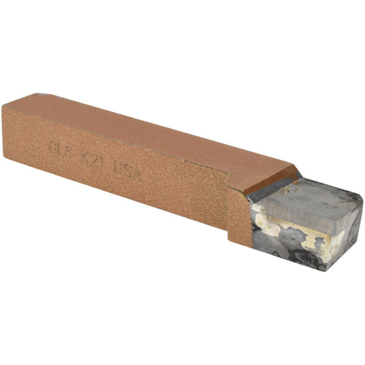 CLAPP & HANEY BRAZED TOOL 47183 Single Point Tool Bit GL-8, 1/2" Shank Width, 1/2" Shank Height, K21 Solid Carbide Tip, Left Hand