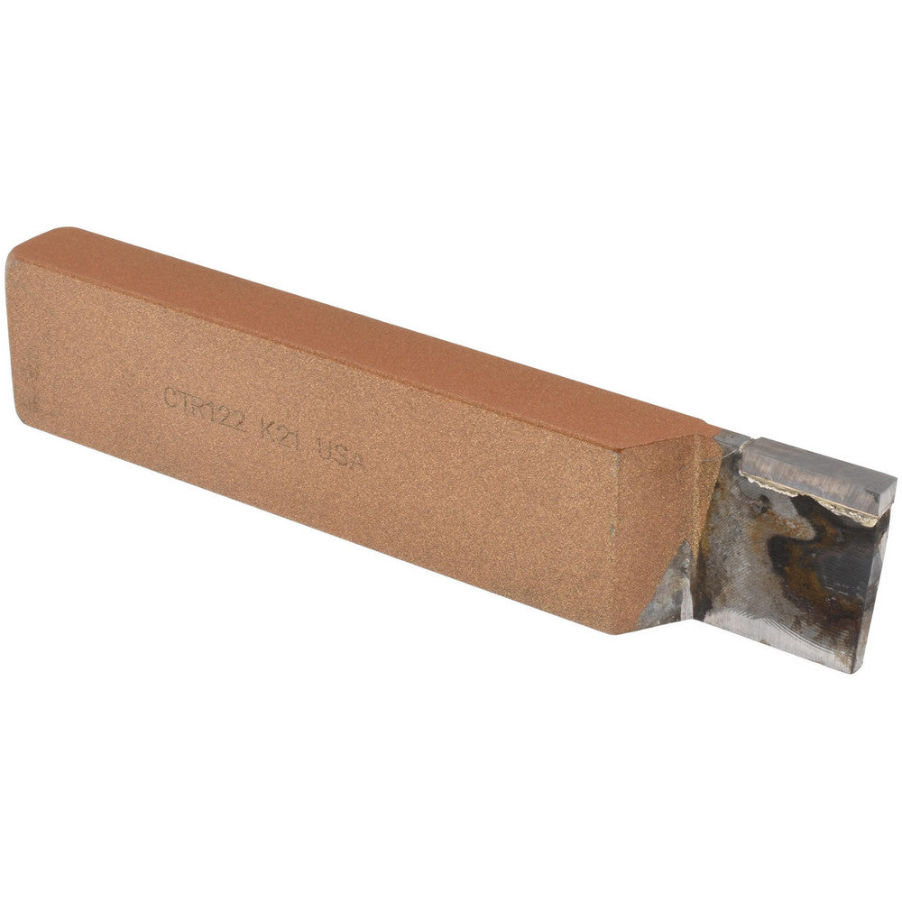 CLAPP & HANEY BRAZED TOOL 47209 Single Point Tool Bit CT-122(433), 1/2" Shank Width, 1" Shank Height, K21 Solid Carbide Tip, Right Hand