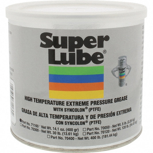 Super Lube 71160 Extreme Pressure Grease 400 g Can, Synthetic with Syncolon