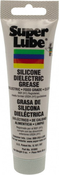 Super Lube 91003 General Purpose Grease 3 oz Tube, Silicone with Syncolon