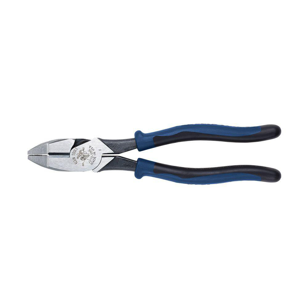 Klein Tools J213-9NE 9-1/2" OAL, 1-19/32" Jaw Length x 1-1/4" Jaw Width, Side Cutting Pliers