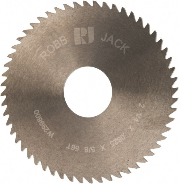 RobbJack C22-0625-20-56 Slitting & Slotting Saw 2-1/4" Dia, 1/16" Thick, 56 Teeth, Solid Carbide