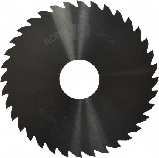 RobbJack C40-0625-32-36 Slitting & Slotting Saw 4" Dia, 1/16" Thick, 1" Arbor Hole, 36 Teeth, Solid Carbide