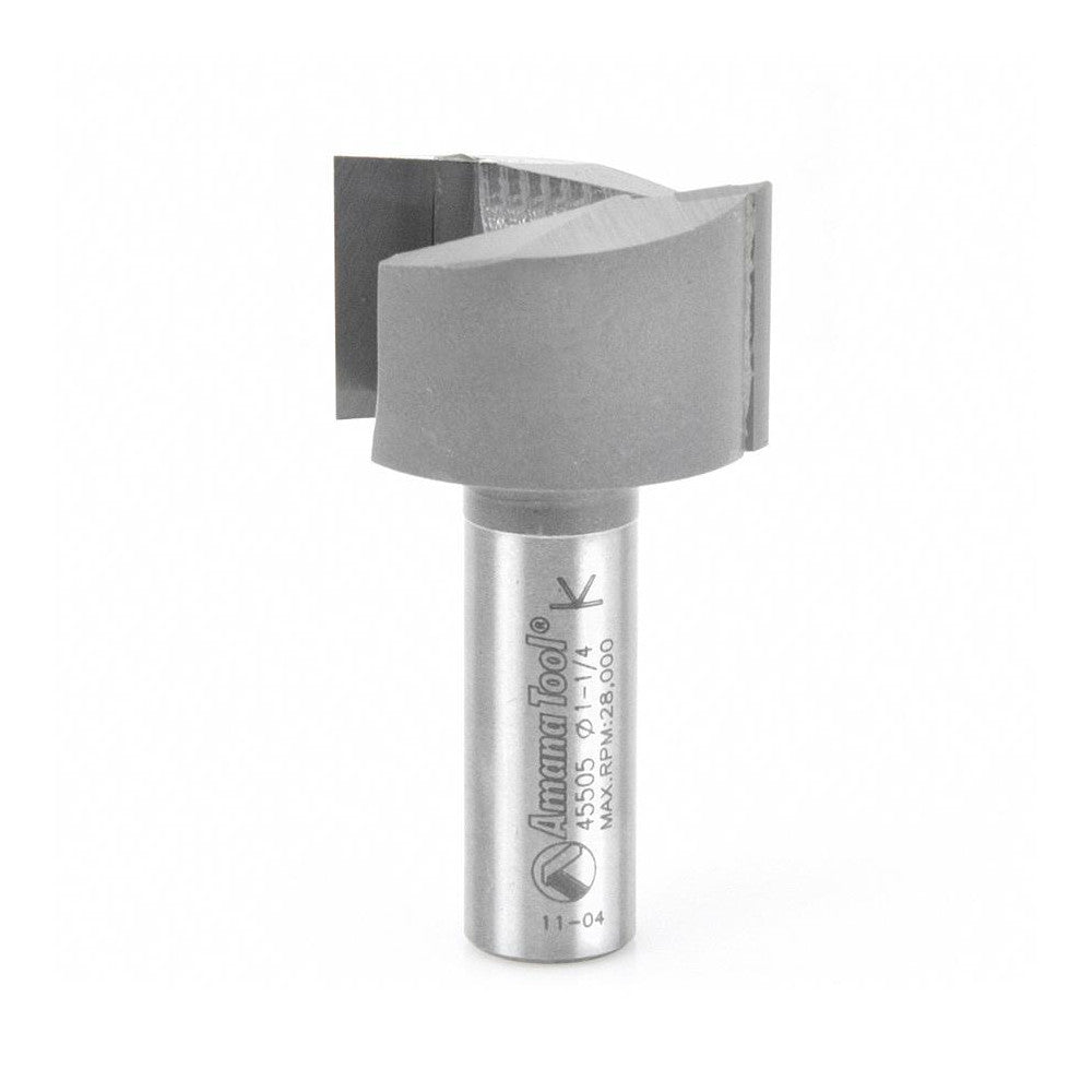 Amana Tool 45505 1-1/4" Diam, 3/4" LOC, 2 Flute Carbide-Tipped Edge Profile Mortising Router Bit