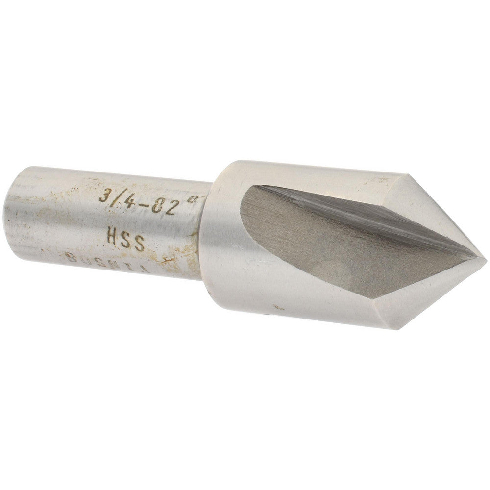 Value Collection SC4082048 Countersink 3/4" Head Dia, 82.00 deg Included Angle, 3 Flute, High-Speed Steel, Right Hand Cut