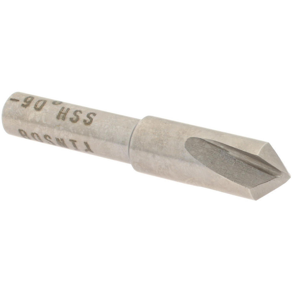 Value Collection SC4090020 Countersink 5/16" Head Dia, 90.00 deg Included Angle, 3 Flute, High-Speed Steel, Right Hand Cut