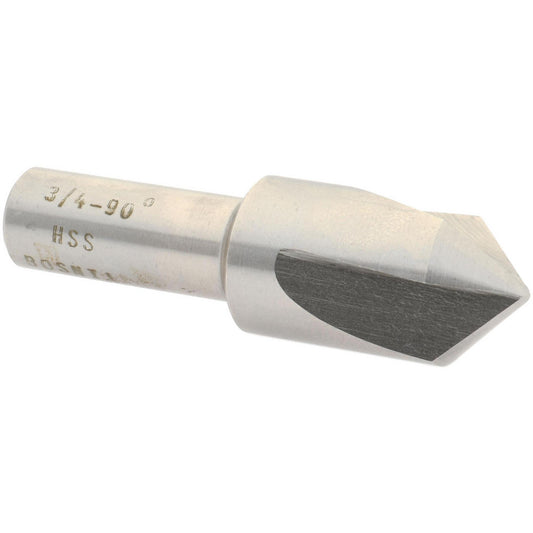 Value Collection SC4090048 Countersink 3/4" Head Dia, 90.00 deg Included Angle, 3 Flute, High-Speed Steel, Right Hand Cut
