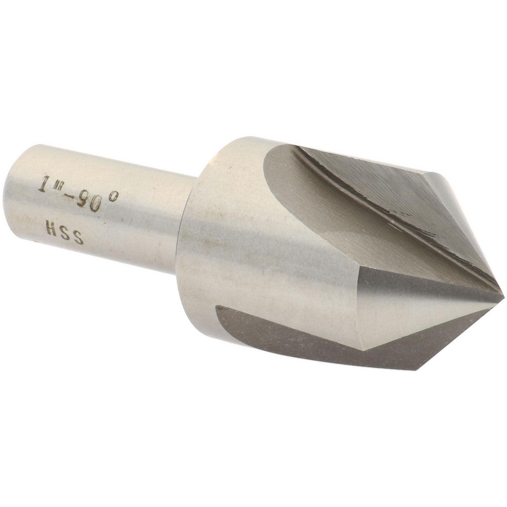Value Collection SC4090100 Countersink 1" Head Dia, 90.00 deg Included Angle, 3 Flute, High-Speed Steel, Right Hand Cut