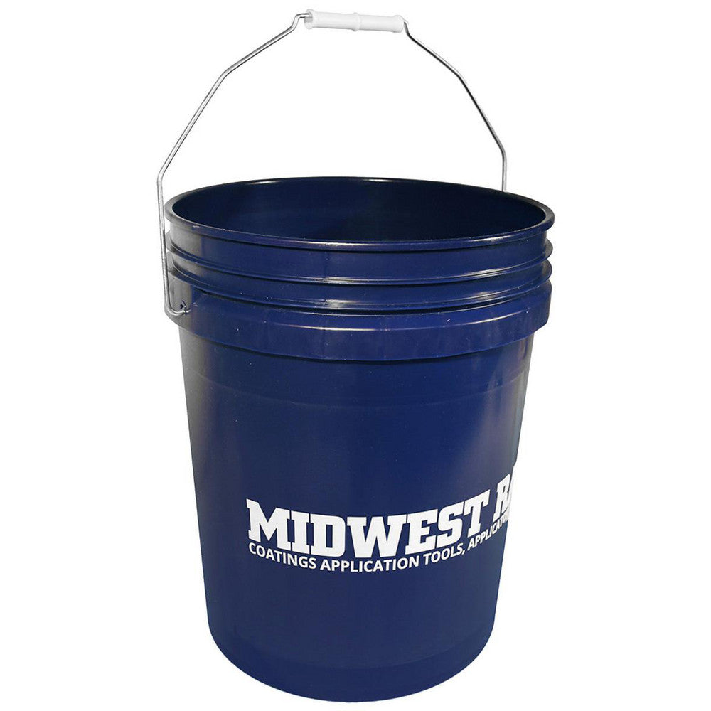 Seymour Midwest LLC 46228 5 Gal, Plastic Round Blue Bucket & Pail Kit