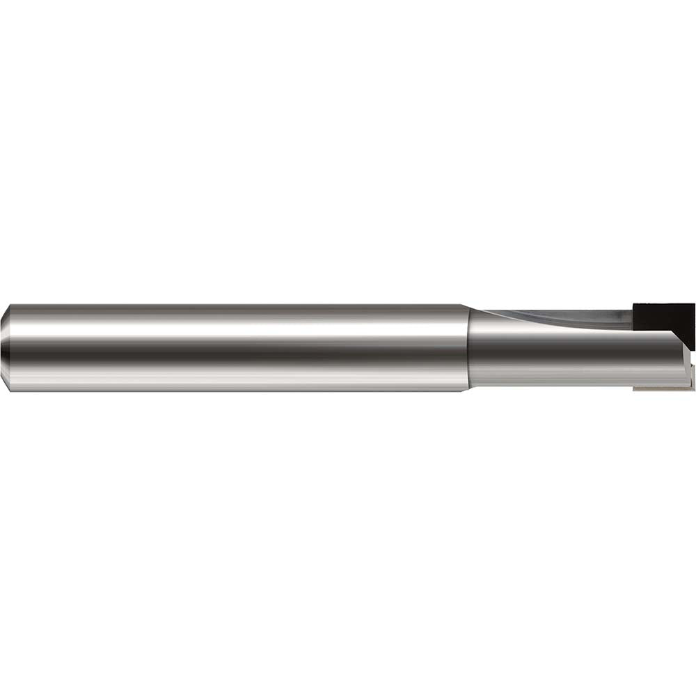 Harvey Tool 12132 Square End Mill 1/2'' Dia, 1/4'' LOC, 1/2'' Shank Dia, 3'' OAL, 2 Flutes, Brazed Solid Carbide