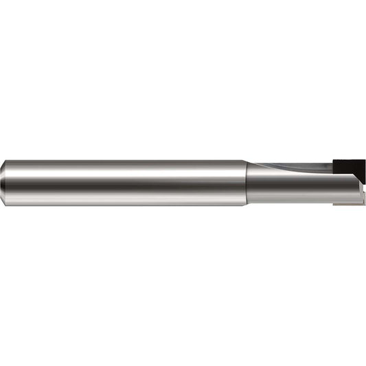 Harvey Tool 12116 Square End Mill 1/4'' Dia, 1/4'' LOC, 1/4'' Shank Dia, 2-1/2'' OAL, 2 Flutes, Brazed Solid Carbide