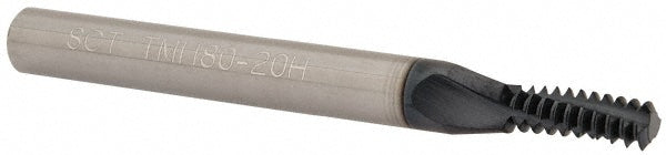 Scientific Cutting Tools, Inc. TMI180-20HA Helical Flute Thread Mill 1/4-20, Internal, 3 Flute, 0.2500" Shank Dia, Solid Carbide