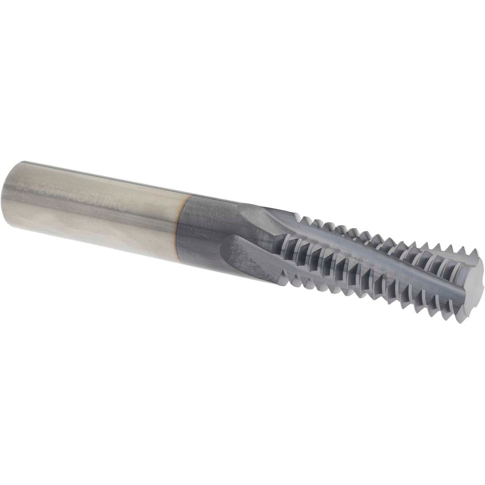 Accupro C911-62511 Helical Flute Thread Mill 5/8-11, Internal, 4 Flute, 0.5000" Shank Dia, Solid Carbide