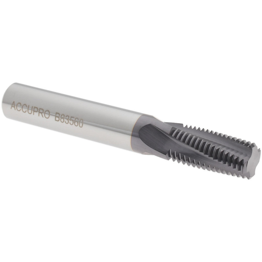 Accupro C911-75016 Helical Flute Thread Mill 3/4-16, Internal, 4 Flute, 0.5000" Shank Dia, Solid Carbide