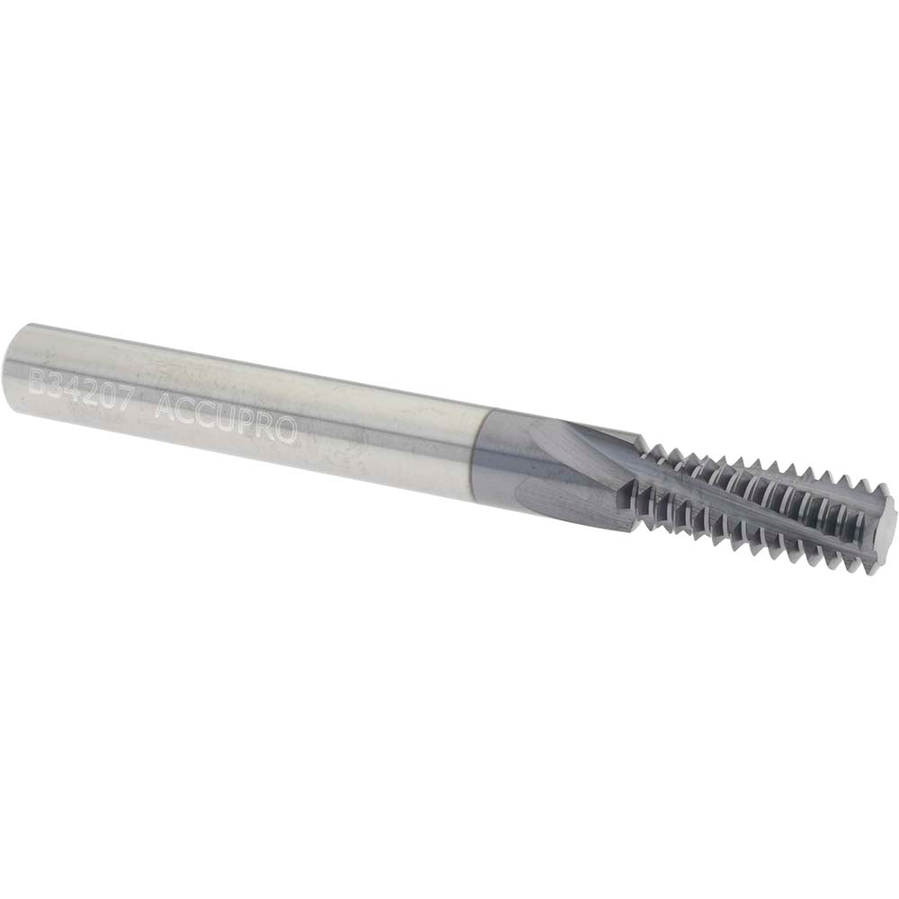 Accupro C931-10150 Helical Flute Thread Mill Internal, 4 Flute, 5/16" Shank Dia, Solid Carbide