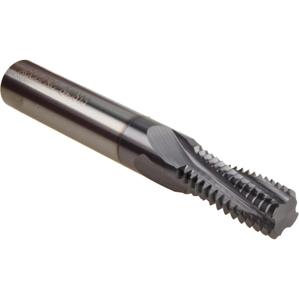 Accupro C931-16200 Helical Flute Thread Mill M16x2, Internal, 4 Flute, 12.00 mm Shank Dia, Solid Carbide