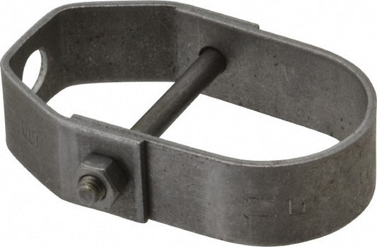 Empire 11B0125 Adjustable Clevis Hanger 1-1/4" Pipe, 3/8" Rod, Carbon Steel, Plain Finish