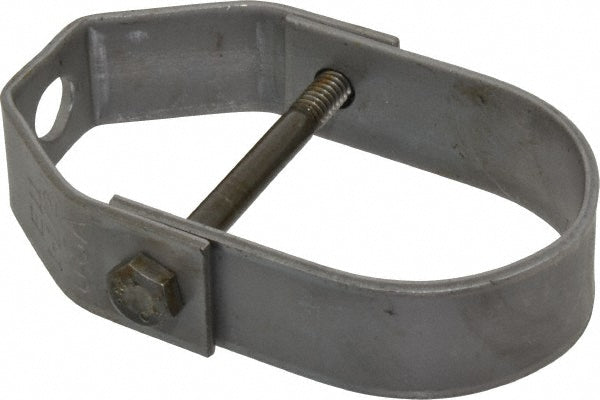 Empire 11B0150 Adjustable Clevis Hanger 1-1/2" Pipe, 3/8" Rod, Carbon Steel, Plain Finish