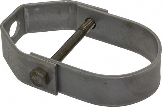 Empire 11B0150 Adjustable Clevis Hanger 1-1/2" Pipe, 3/8" Rod, Carbon Steel, Plain Finish