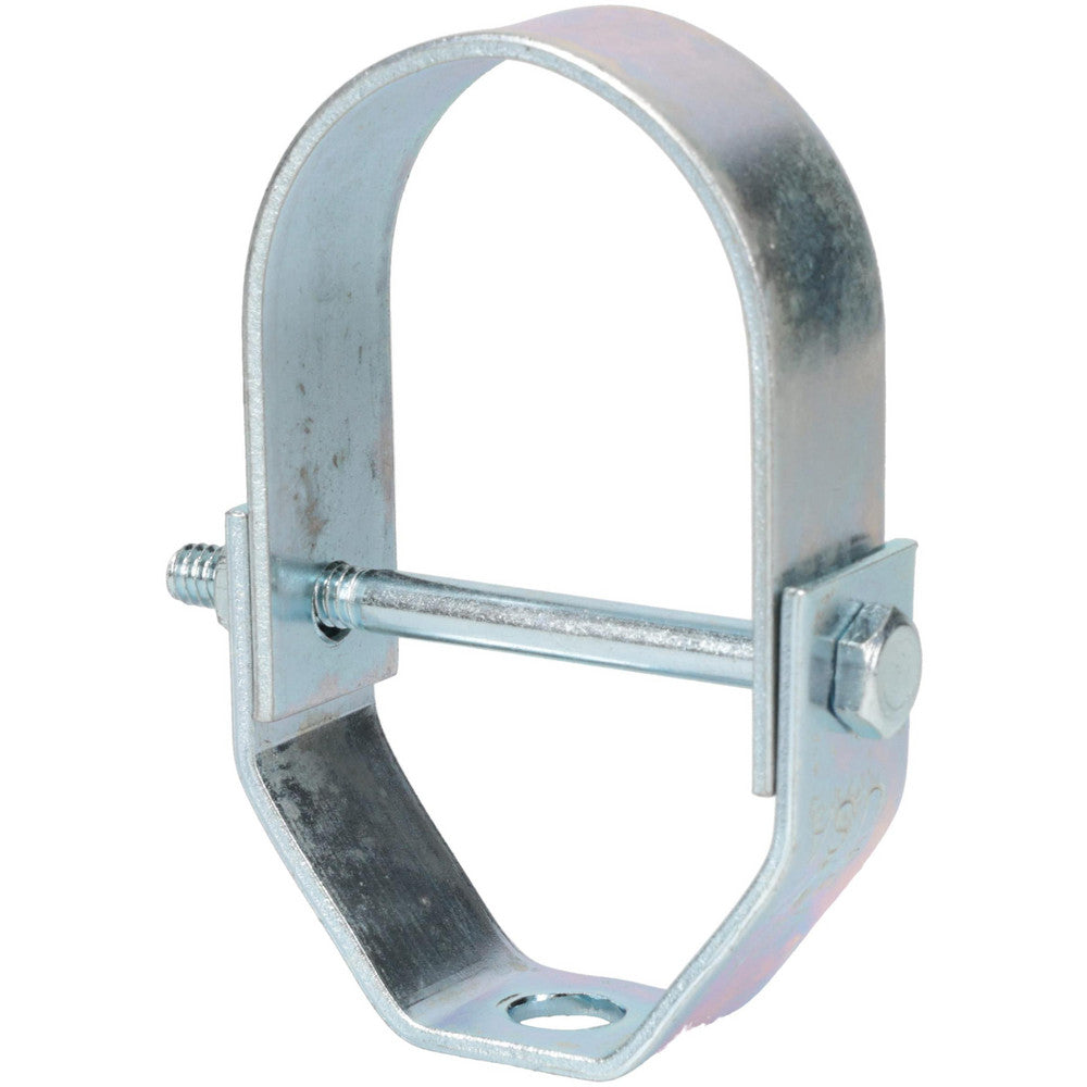 Empire 11G0150 Adjustable Clevis Hanger 1-1/2" Pipe, 3/8" Rod, Carbon Steel, Electro-Galvanized Finish