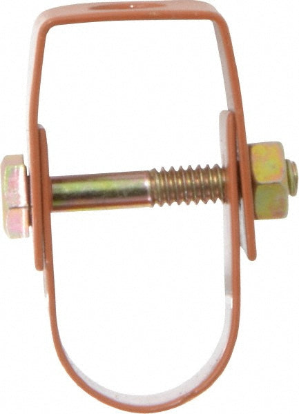 Empire 110CTI0075 Adjustable Clevis Hanger 3/4" Pipe, 3/8" Rod, Carbon Steel, Copper-Plated