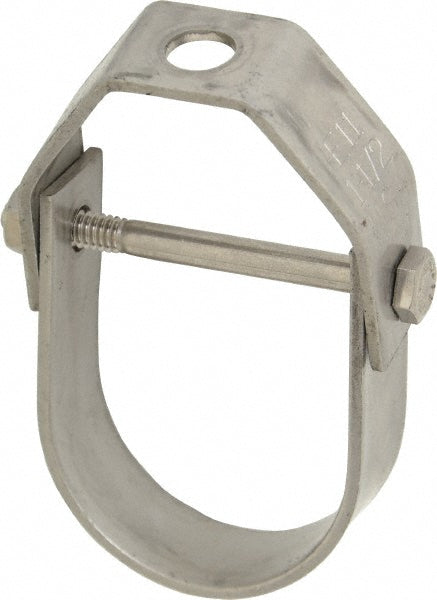 Empire 11SS0150 Adjustable Clevis Hanger 1-1/2" Pipe, 3/8" Rod, 304 Stainless Steel