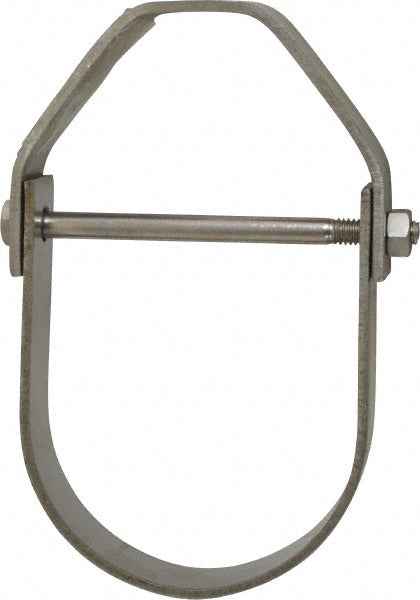 Empire 11SS0300 Adjustable Clevis Hanger 3" Pipe, 1/2" Rod, 304 Stainless Steel