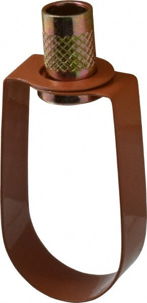 Empire 310CTI0100 Emlok Swivel Ring Hanger 1" Pipe, 3/8" Rod, Carbon Steel, Copper-Plated