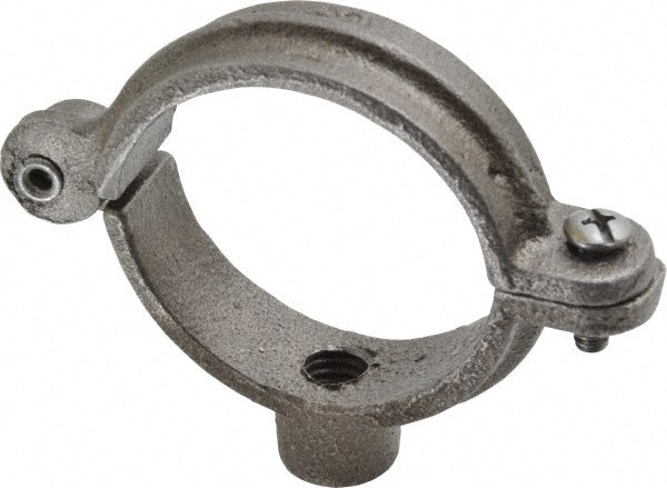 Empire 41HB0150 Split Ring Hanger 1-1/2" Pipe, 3/8" Rod, Malleable Iron