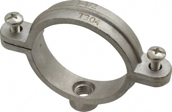 Empire 41SSI0150 Split Ring Hanger 1-1/2" Pipe, 3/8" Rod, 304 Stainless Steel