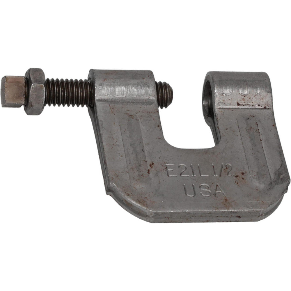 Empire 21LB0050 C-Clamp with Locknut 3/4" Flange Thickness, 1/2" Rod