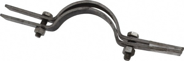 Empire 50B0400 Riser Clamp 4" Pipe, 4-1/2" Tube, Carbon Steel, Black