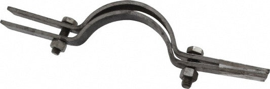 Empire 50B0400 Riser Clamp 4" Pipe, 4-1/2" Tube, Carbon Steel, Black