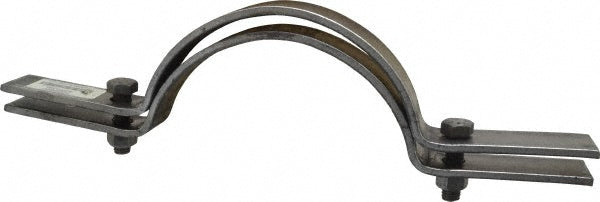 Empire 50B0600 Riser Clamp 6" Pipe, 6-5/8" Tube, Carbon Steel, Black