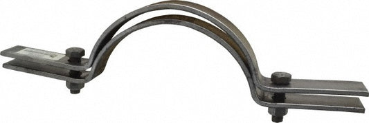Empire 50B0600 Riser Clamp 6" Pipe, 6-5/8" Tube, Carbon Steel, Black