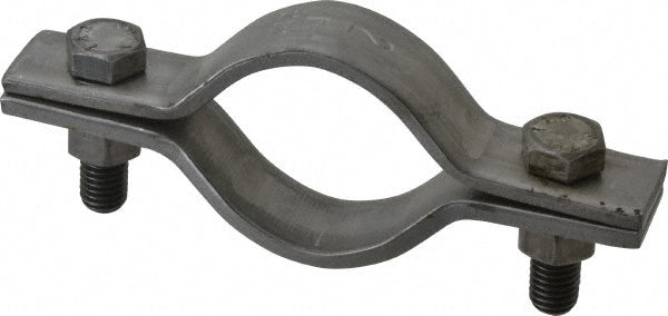 Empire 212B0200 Standard Pipe Clamp 2" Pipe, 2-3/8" Tube, Carbon Steel, Black, Blue & Silver
