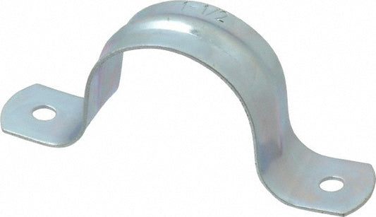 Empire 231G0150PK10 1-1/2 Pipe, Carbon Steel, Galvanized Pipe, Conduit or Tube Strap