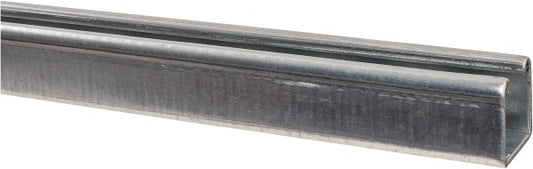 Empire 7001Z1210 10' Long x 1-5/8" Wide x 1-5/8" High, 12 Gauge, Carbon Steel, Punched Framing Channel & Strut