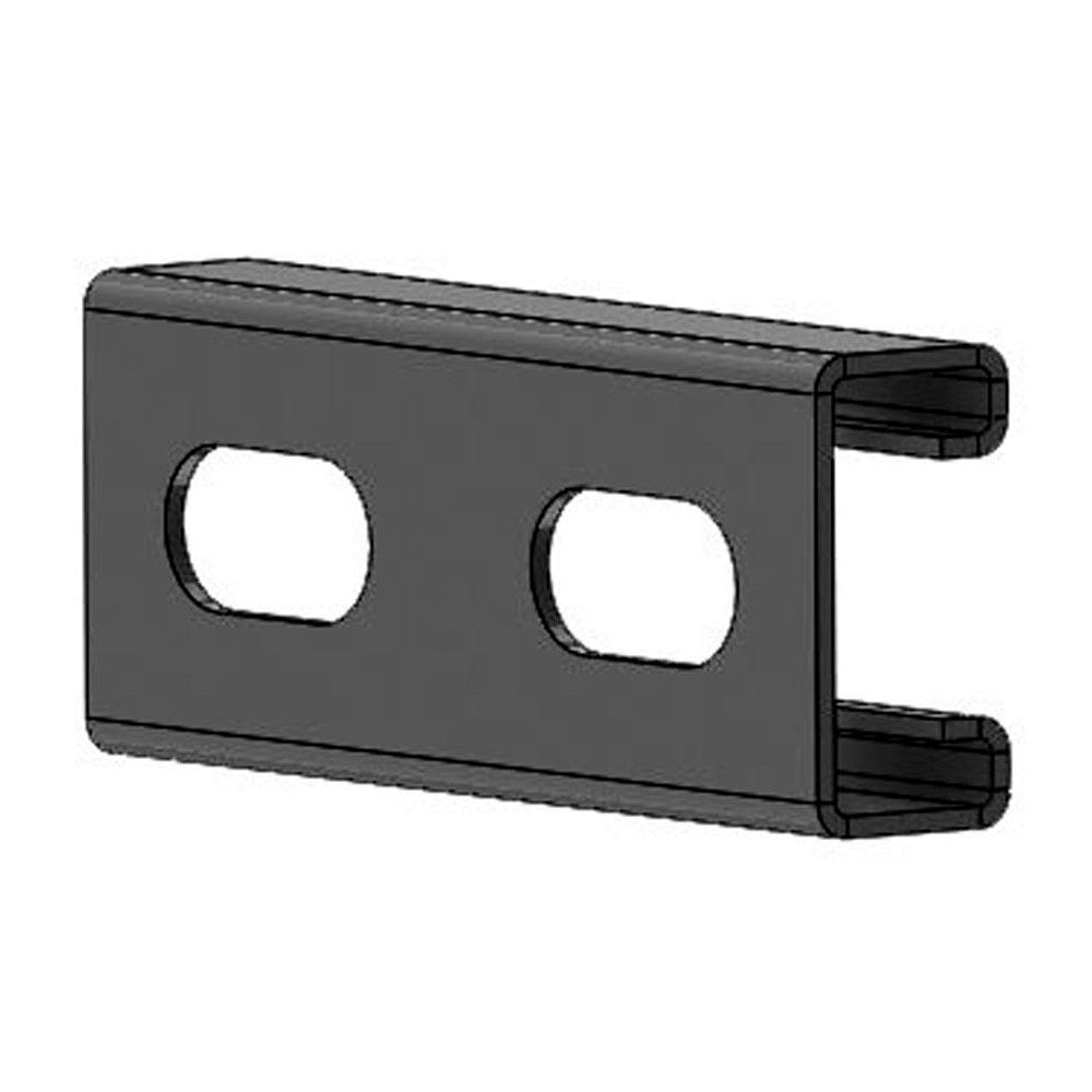 Empire 7201Z1410 10' Long x 1-5/8" Wide x 13/16" High, 14 Gauge, Punched Framing Channel & Strut