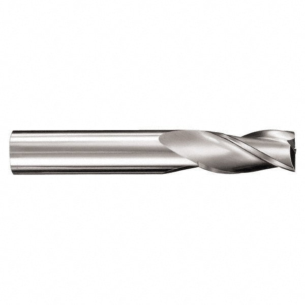 Kyocera SGS Precision Tools 39705 Square End Mill 3/64" Dia, 7/64" LOC, 3 Flute, Solid Carbide