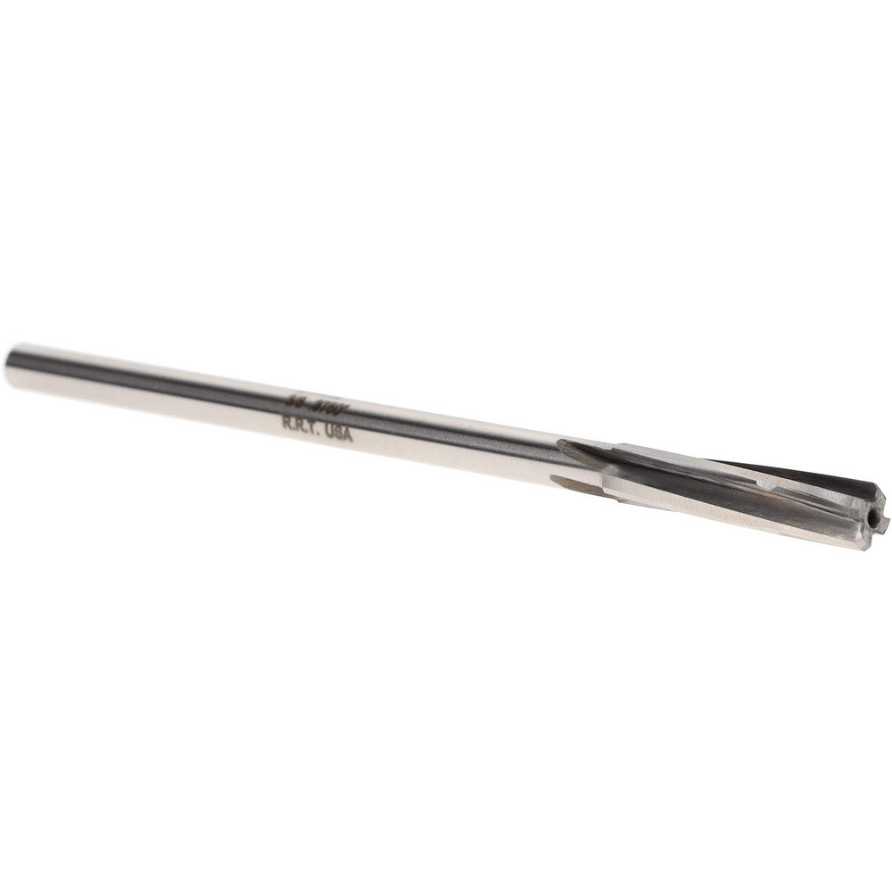 Rock River Tool Inc. 241012 Chucking Reamer 3/8" Dia, 7" OAL, 1-3/4" Flute Length, Straight-Cylindrical Shank, Carbide-Tipped