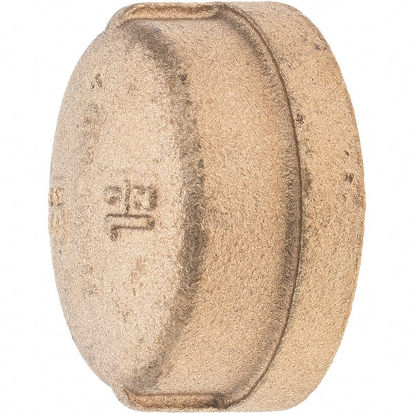 Merit Brass X116-24 Brass Pipe End Cap 1-1/2" Fitting, Threaded, FNPT, Class 125