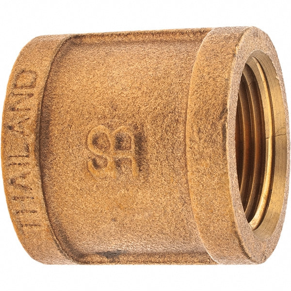 Merit Brass X111-16 Brass Pipe Coupling 1" Fitting, Threaded, FNPT x FNPT, Class 125
