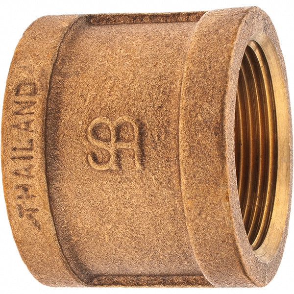 Merit Brass X111-24 Brass Pipe Coupling 1-1/2" Fitting, Threaded, FNPT x FNPT, Class 125