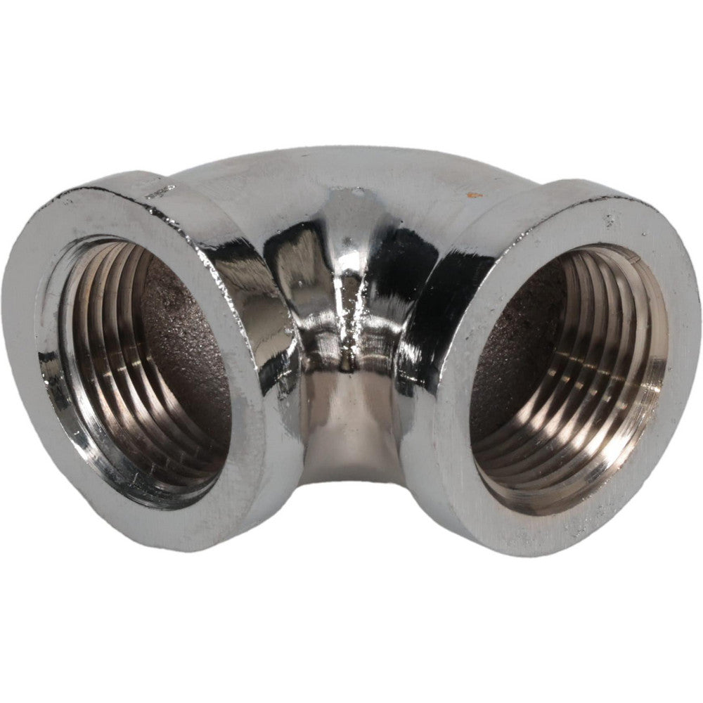 Merit Brass C101-12 Brass Pipe 90 &deg Elbow 3/4" Fitting, Threaded, FNPT x FNPT, Class 125